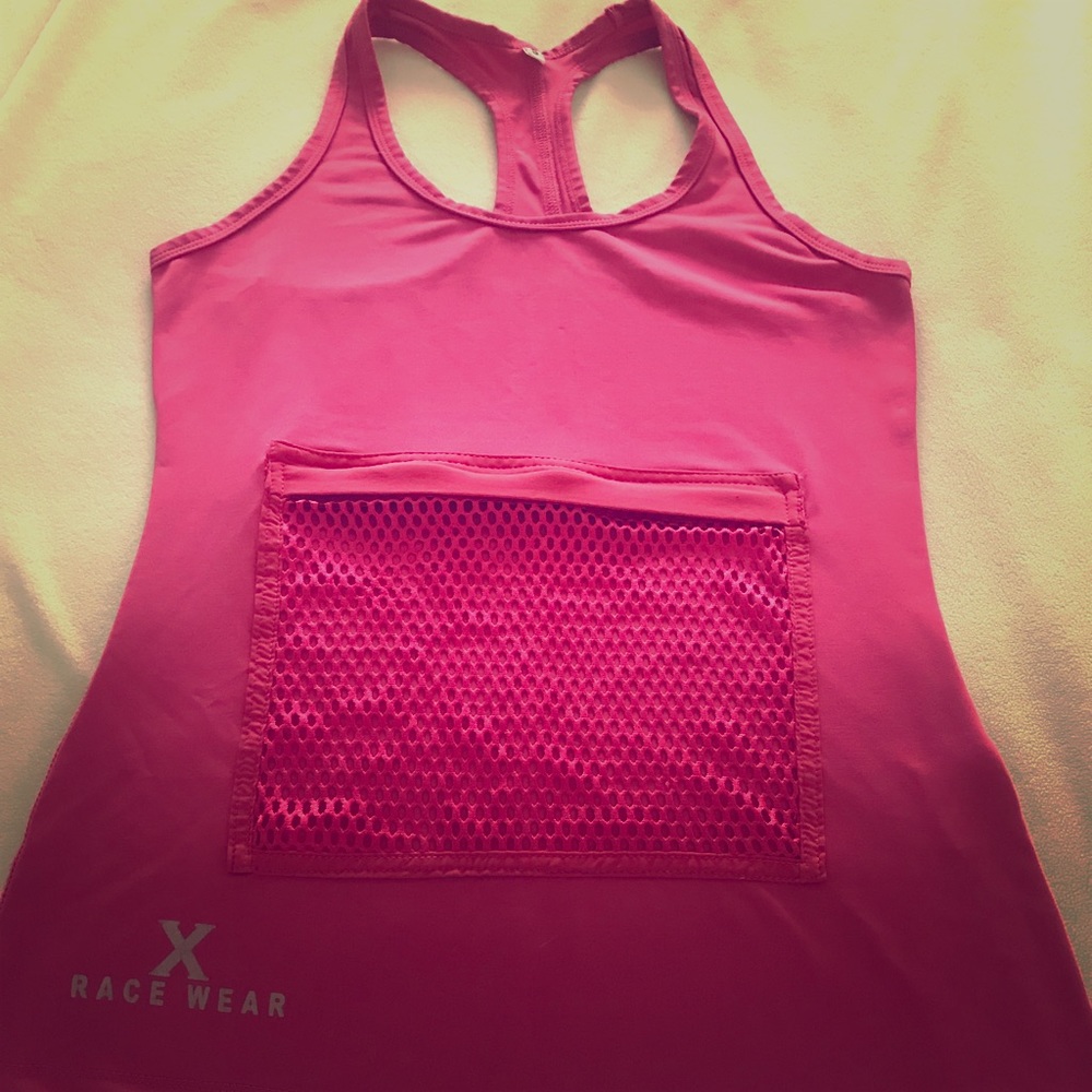X Race Wear hot pink shirt